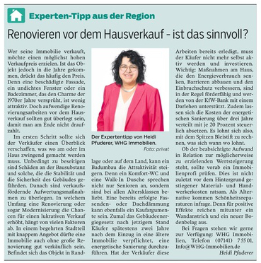 Renovieren vor dem Hausverkauf – sinnvoll oder überflüssig?