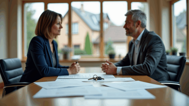 Hausverkauf in einer Scheidung rechtssicher abwickeln - Beitragsbild (Flux-advanced)