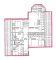 Gepflegte 3-Zimmer-DG-Wohnung mit Balkon und Tiefgaragenstellplatz in ruhiger Wohnlage - Grundrissplan