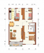 Sofort beziehbar: 4-Zimmer-Wohnung mit Balkon und einem Tiefgaragenstellplatz - Grundrissplan