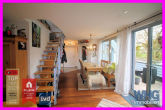 Vermietet: Moderne 4-Zimmer-Maisonette-Wohnung mit Balkon und Garage - Wohnbereich