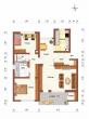 Sofort beziehbar: Gepflegte 3,5-Zimmer-Wohnung mit Balkon und Einzelgarage - Grundrissplan